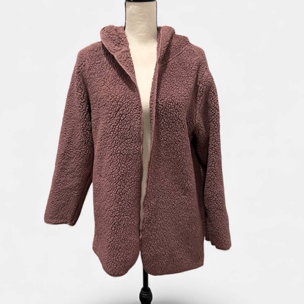 Victoria's Secret Plush Mauve Teddy Jacket